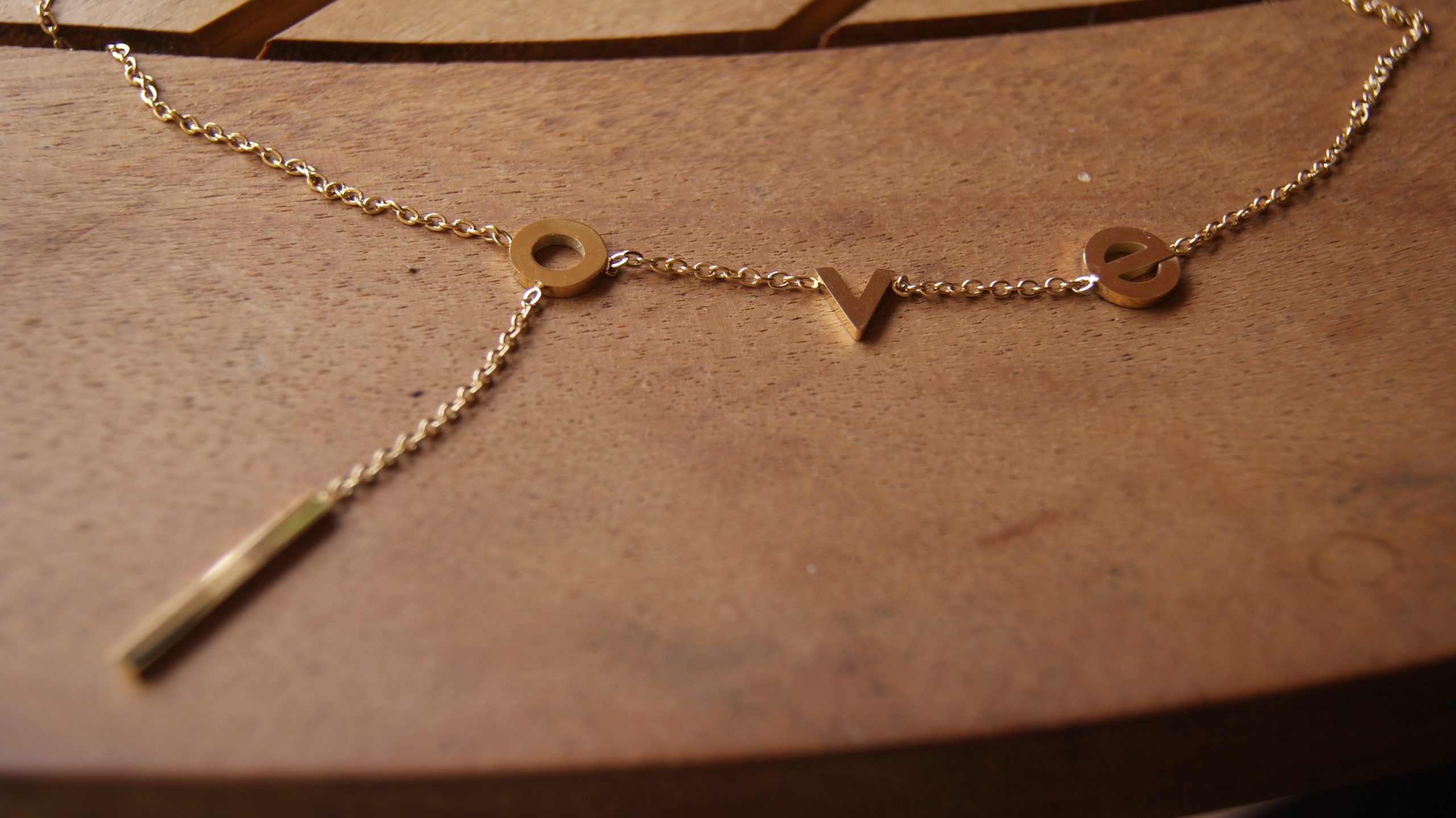 COLLAR LOVE DORADO - Imagen 5