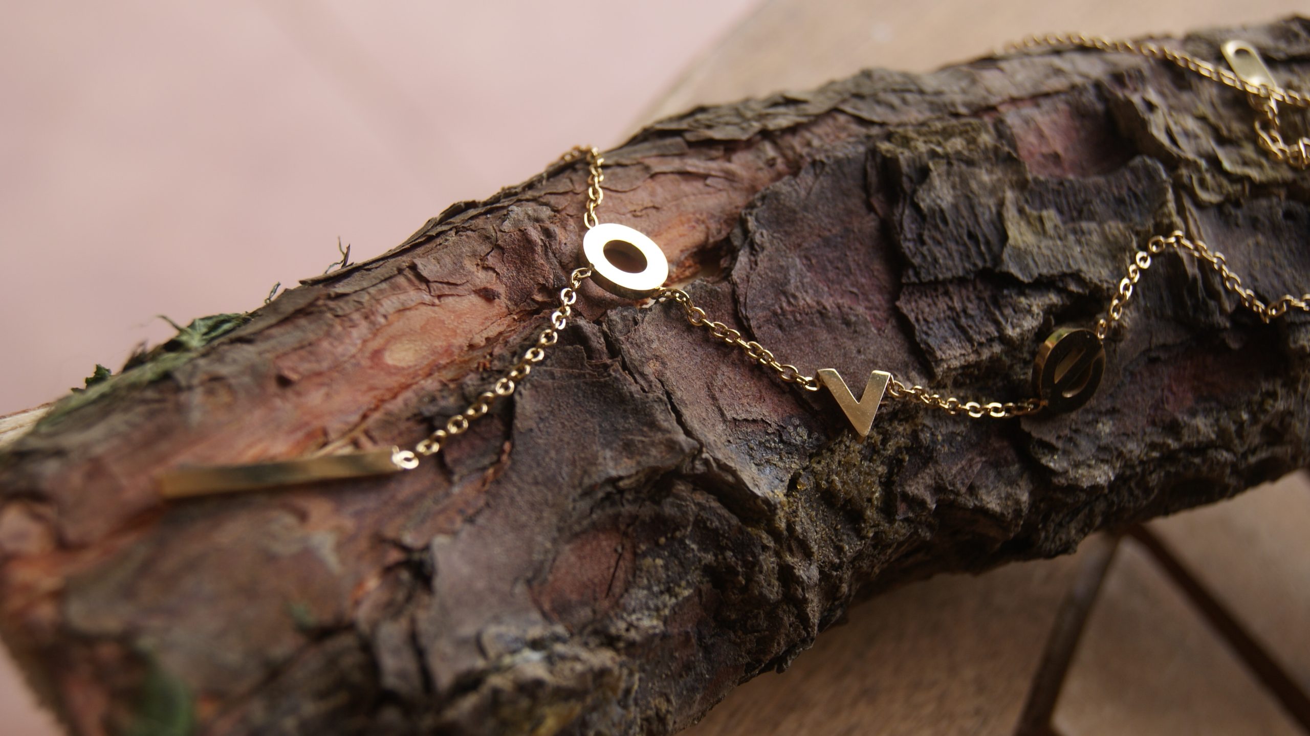 COLLAR LOVE DORADO - Imagen 3